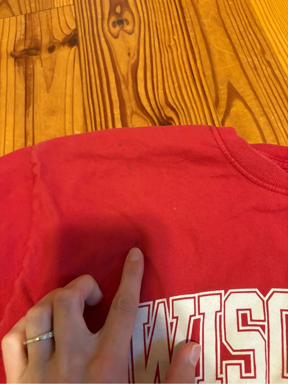 Levi's Red Short Sleeve Tee with Subtle Logo
